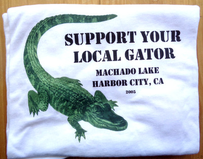 Reggie The Alligator Machado Lake CA T Shirt 2005 size 4XL