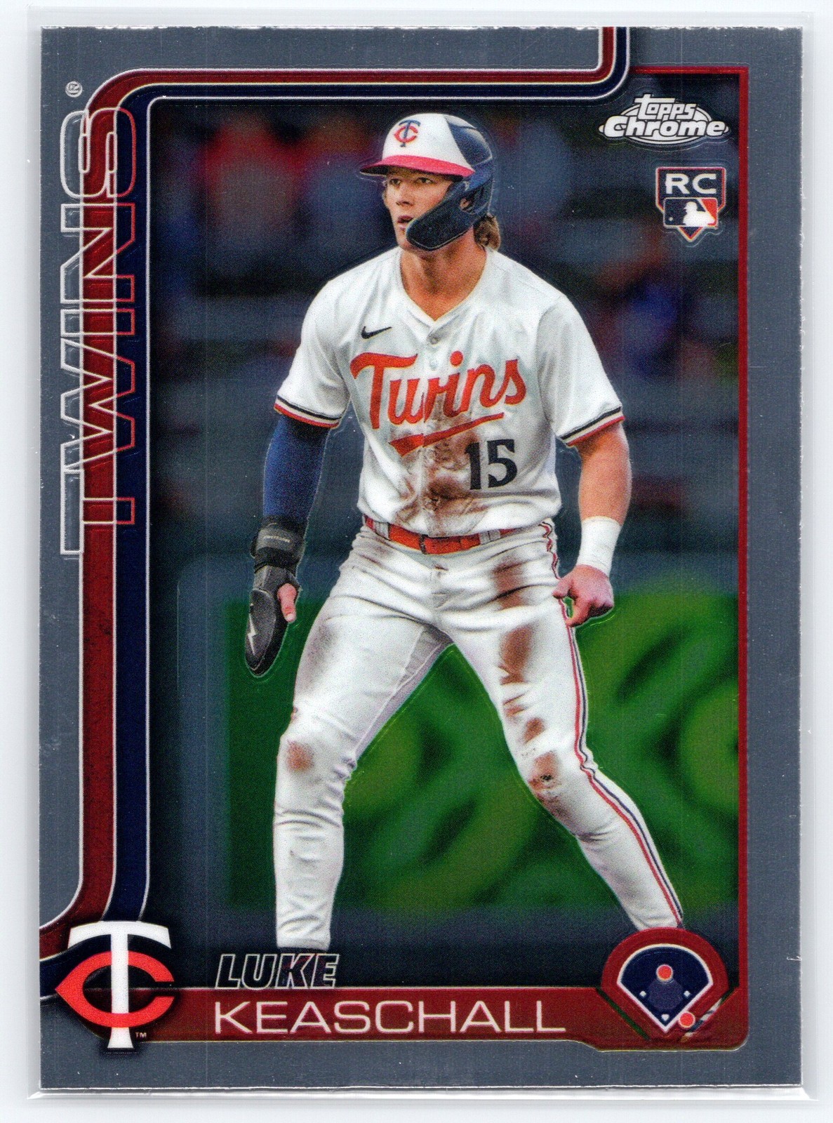 2025 Topps Chrome Update #USC106 Luke Keaschall Minnesota Twins Rookie