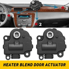 2PCS Heater HVAC Air Blend Door Actuator for Chevrolet Corvette Impala 604-108