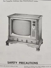 Sams Photofact Repair Service Parts Manual For Bradford Model CATV-55335