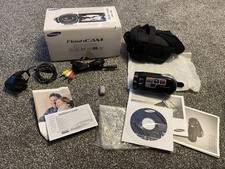 Samsung SMX-F30BP FlashCAM Digital Video Camera Camcorder Battery Charger  Case