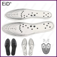 2/4 PCS Unisex Magnetic Therapy Insoles 18 Magnets Foot Acupressure Pads