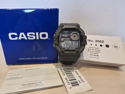 Casio WS-1700H-8A Digital Armbanduhr im TOP Zustand mit OVP