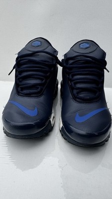 Nike Air Max Plus TN Navy Blue White Black Low Top Leather Sneakers Men's