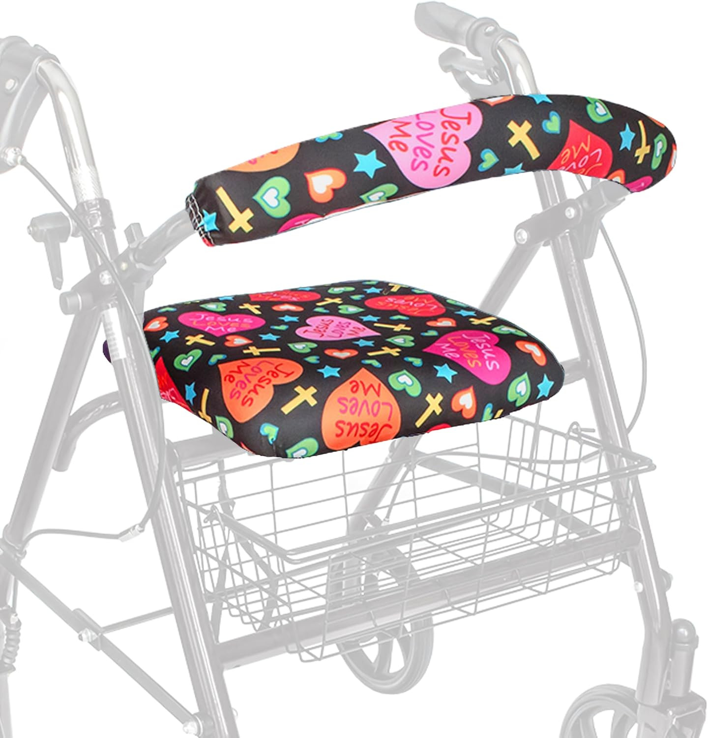 Top Glides Universal Rollator Walker Seat and Backrest Covers