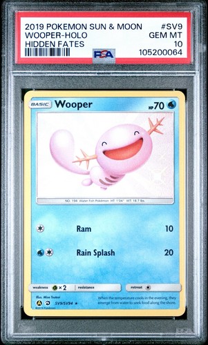 Wooper graded PSA 10 for sale on eBay