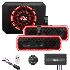 NOAM InBar S-B Complete UTV Audio System | Elite In-Bar Speakers with RGB LED