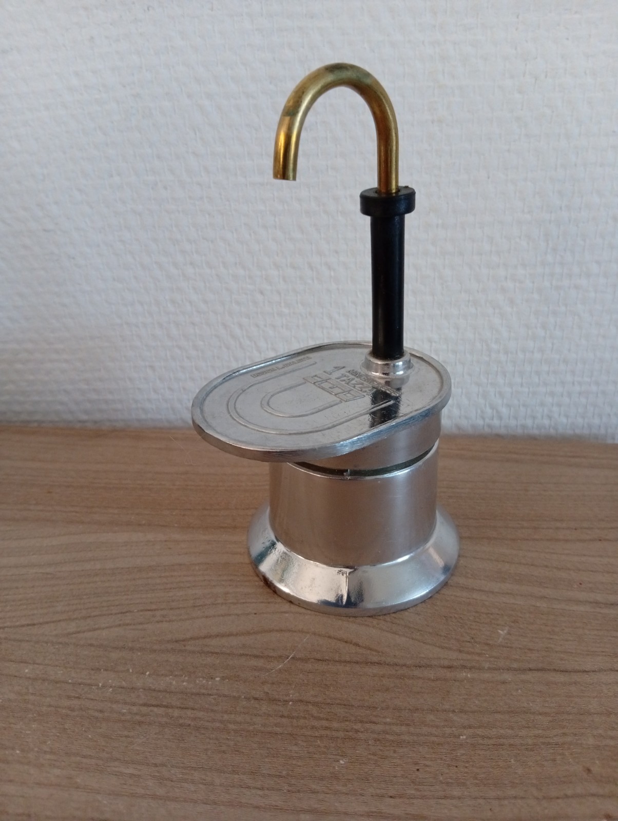 Vintage italienische Mini Kaffeemaschine Mini Express 1 Tasse Design L. Bialetti