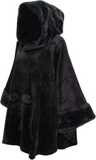 Wearable Blanket Hoodie Oversized Sweatshirt Hooded Snuggies For Women Black