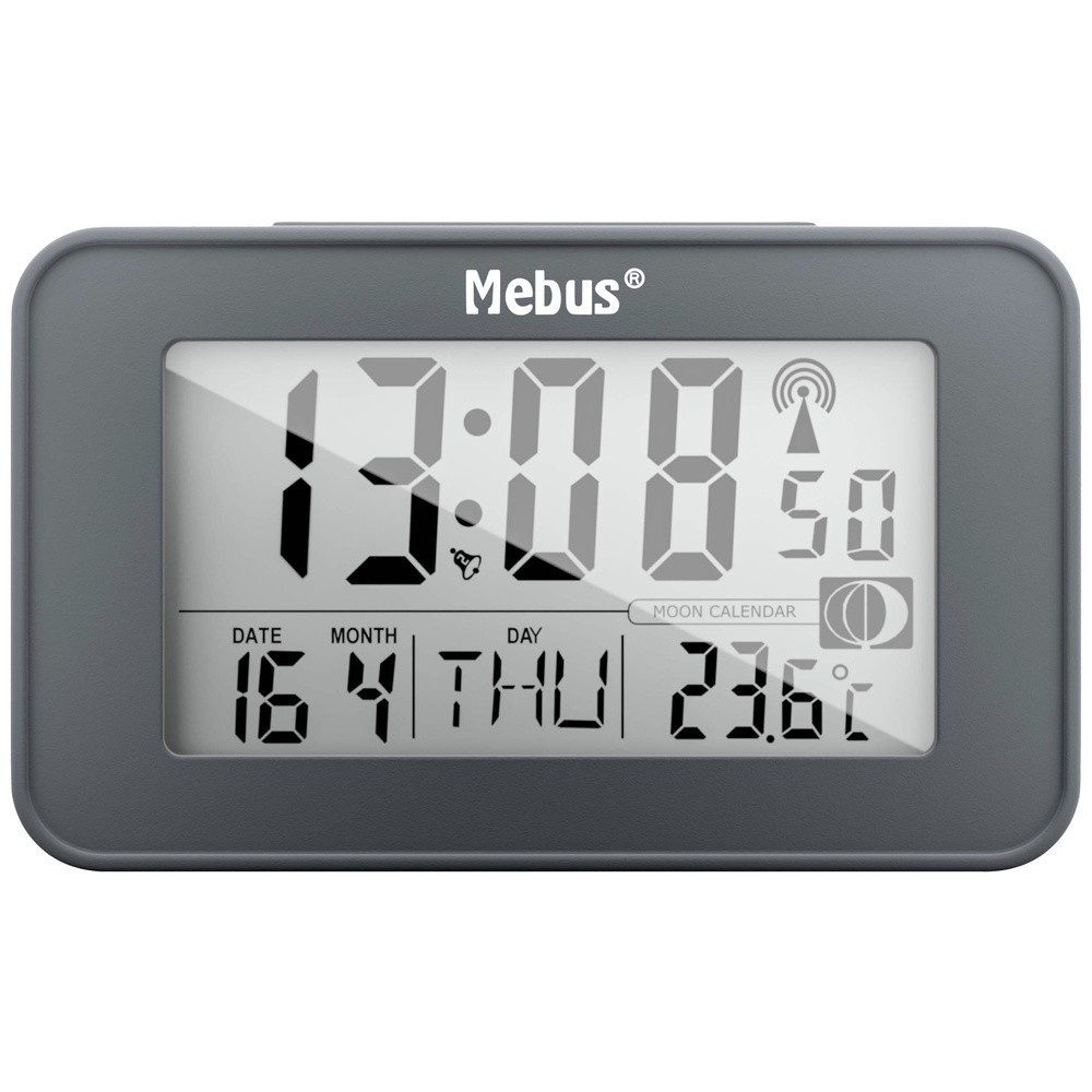 Сигнализация Mebus 51460 Funk Wecker Anthrazit 2 3990₽