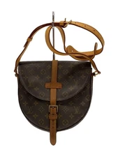 LOUIS VUITTON Shanti MM Monogram Canvas BRW PVC Brown Shoulder M51233
