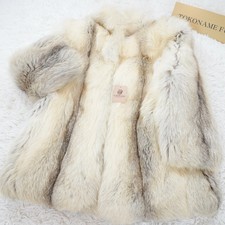 Platina Fox Fur Coat - Vintage Fur Japan