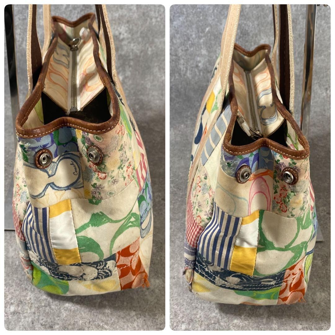 Coach Patchwork Multicolor A4 Tote Bag Shoulder B… - image 15