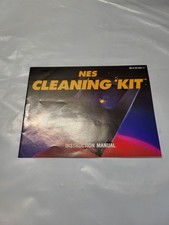 Vtg 1989 Nintendo NES CLEANING KIT Instruction Booklet Owner's Manual 80s 