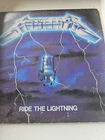 METALLICA Album RIDE THE LIGHTNING Vinyl Lp With Sleeve 1984 Megaforce Records