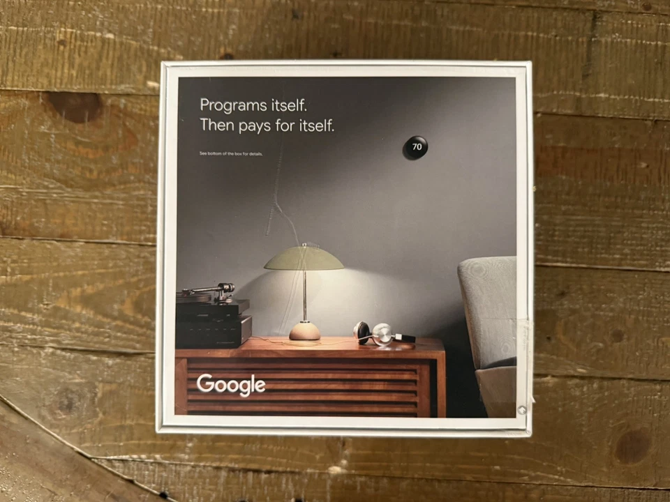 Nest 第 3 代学习黑色可编程恒温器 T3016US — 第 2/4 张图片