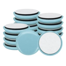 1.2 Inch Furniture Sliders, 16pcs Furniture Movers Sliders Round Glider,Blue