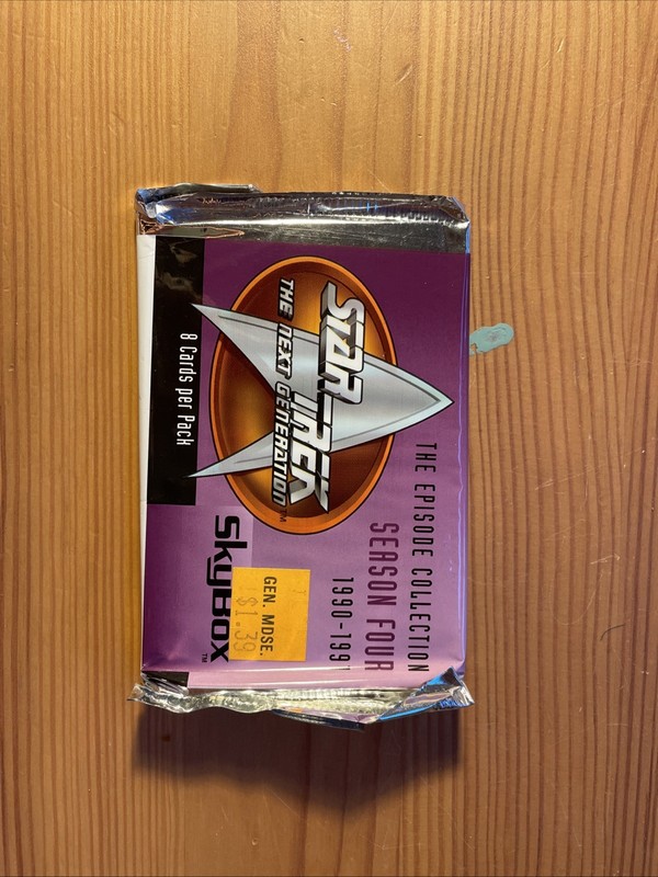 star trek next generation 7 trading cards Season Four 1990-1991 Skybox 1996