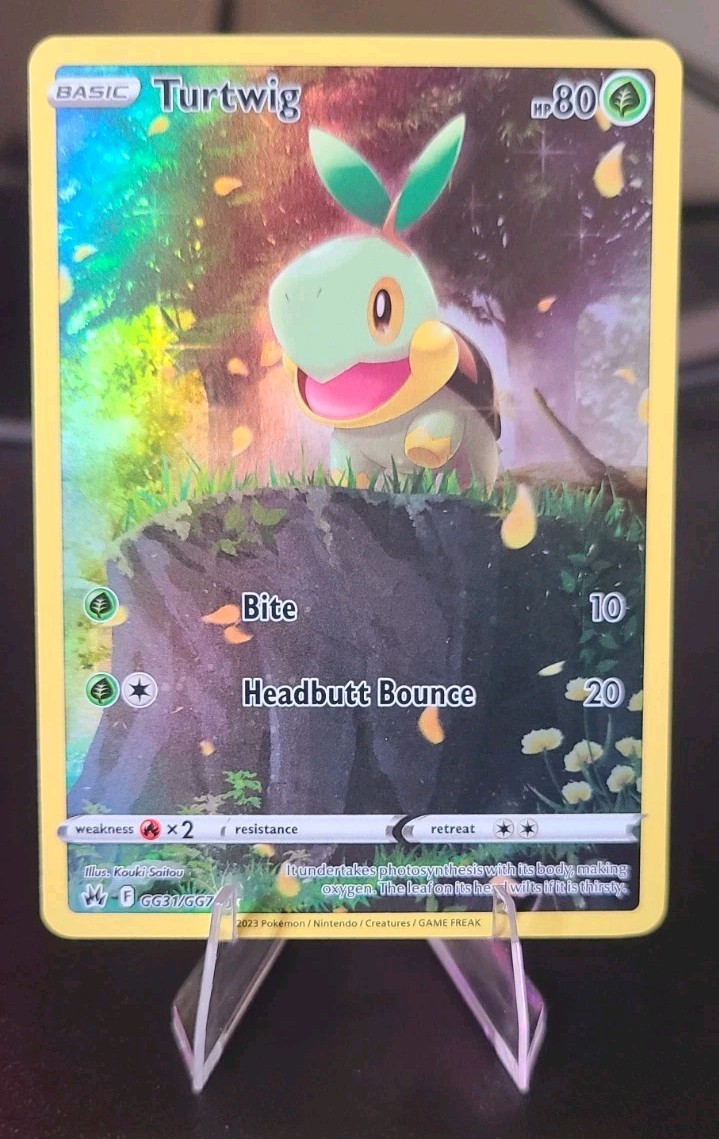 Turtwig Pokemon • Holo Rare • GG31/GG70 Crown Zenith: Galarian Gallery NM