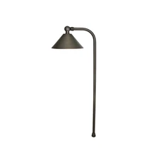 Luminance Path Light Adjustable Swivel Integral LED, Solid Brass, Foundry Bronze