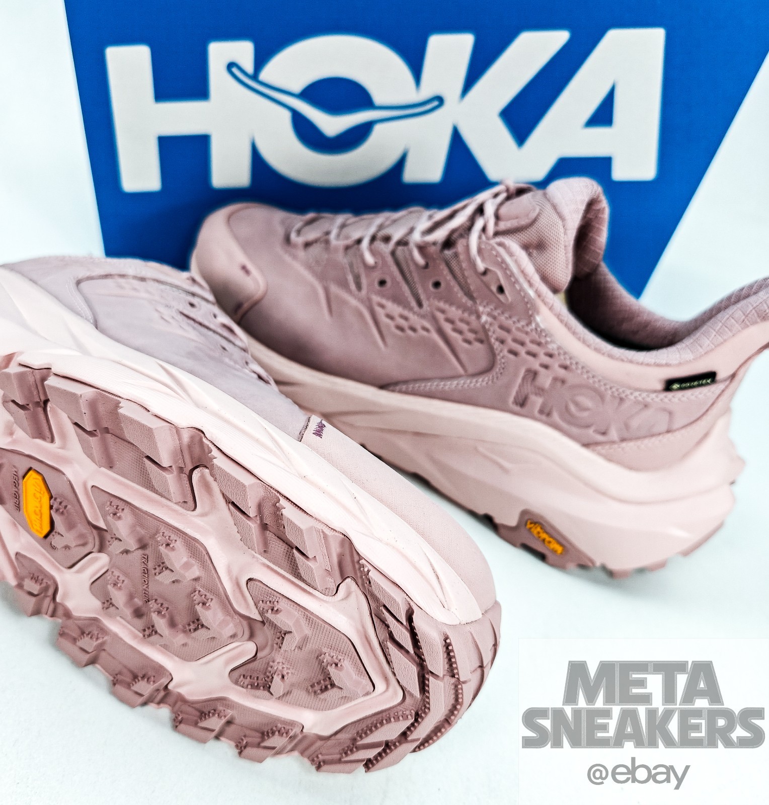 Hoka One One GTX US 12 Men's Pale Peach Outdoors Vibram Kaha 2 Low Gore Tex New thumbnail 18