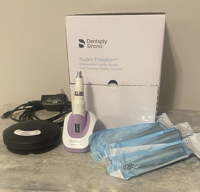 Nupro Freedom Cordless Prophy Package, 3 sheath, Foot Pedal, 130 Prophy Angles