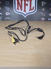 Video RCA Yellow White Dual Cables To 2.5mm Aux Input Cord