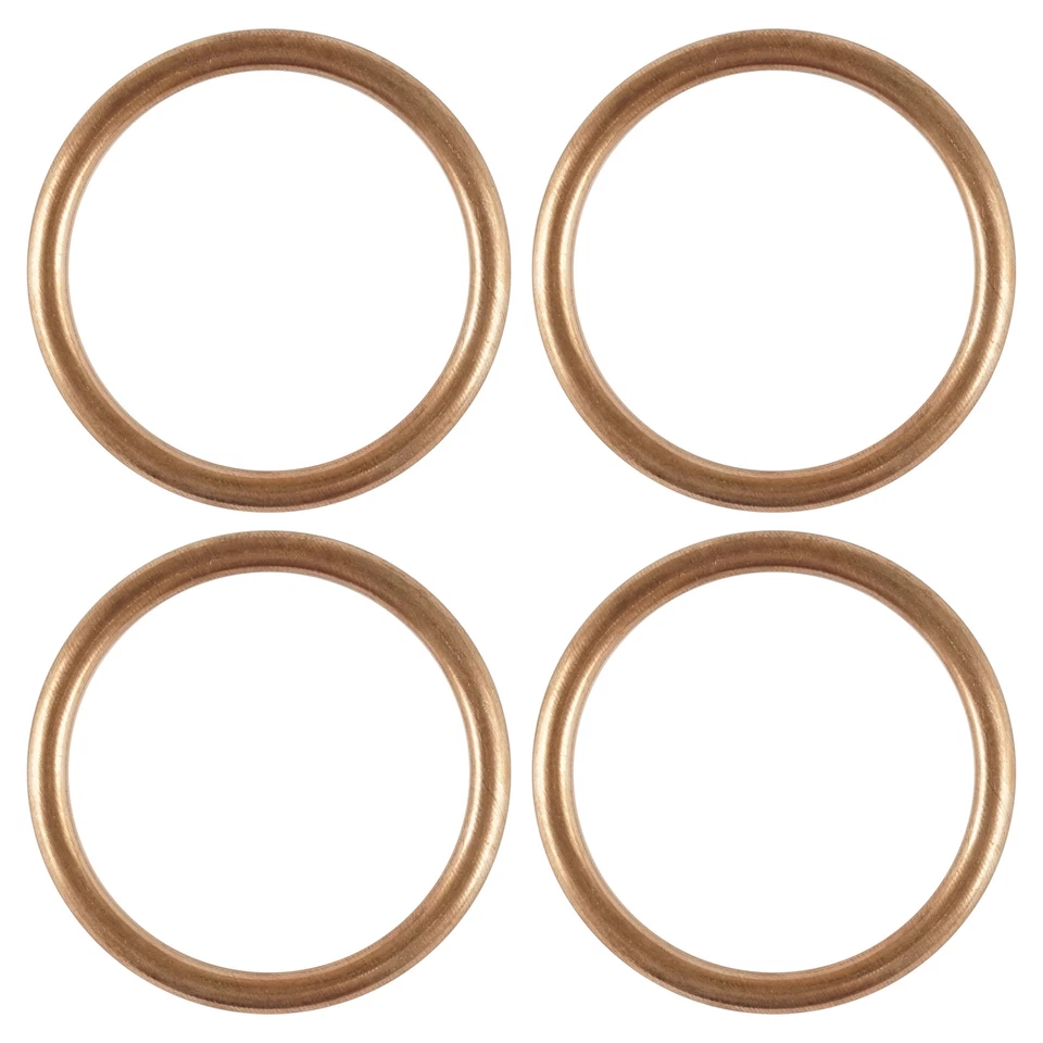 4-Pack Exhaust Pipe Gasket for Honda VF700C VF750C Magna 700 750 1982-1987 - Image 3 of 4