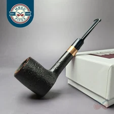 4th Generation POY 2023 by Bruno Nuttens Sandblasted Estate Briar Pipe, Unsmoked