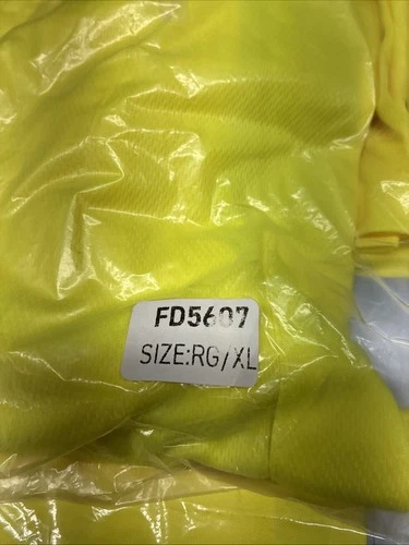 New Majestic High-Visibility Yellow Safety Overalls Sz XL Reflective + Vest + 4 image 7