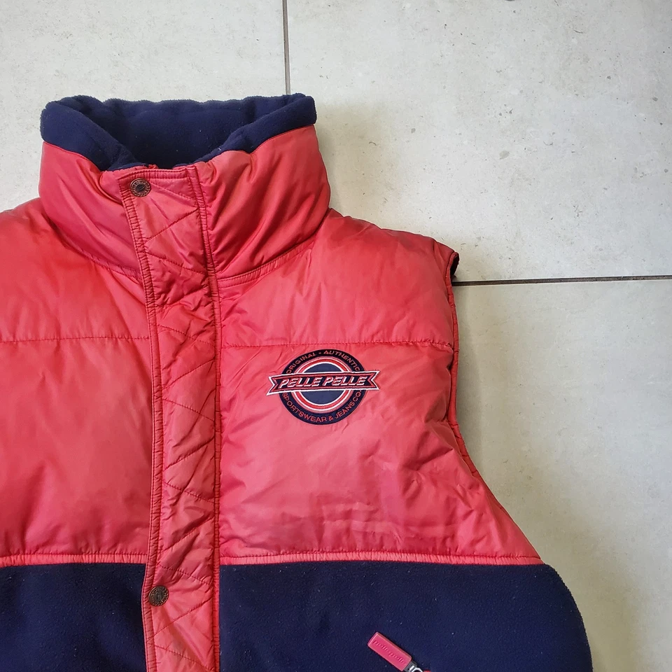 Colete acolchoado Marc Buchanan vintage Pelle Pelle XXL hip hop, anos 90/Y2k streetwear - Imagem 3 de 4