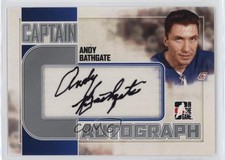 2011-12 ITG Captain-C Series Auto Silver Andy Bathgate #A-AB Auto HOF 4f5