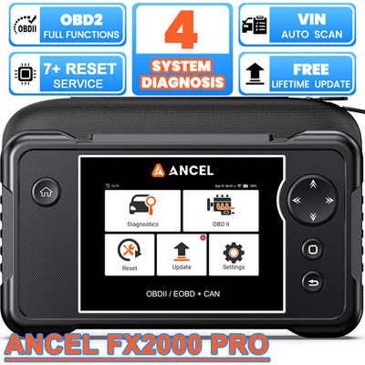 ANCEL FX2000 PRO Profi KFZ Diagnosegerät Auto OBD2 Scanner TPMS DPF 4System