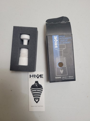 #ad Hive High Intensity Element 14 18MM Two Piece Domeless Ceramic Nail Hemptations $15.00