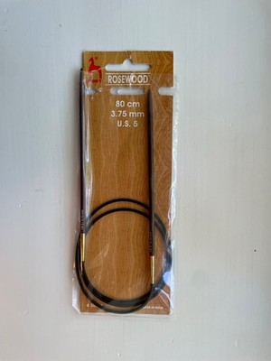 PONY ROSEWOOD  CIRCULAR NEEDLES - US 5 (3.75 mm)   32  length (80 cm)