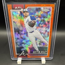 Austin Riley Logofractor 2026 Orange Refractor /25 #171