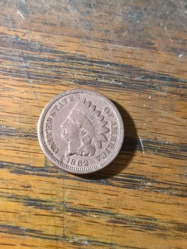 1862 Indian Penny Fine