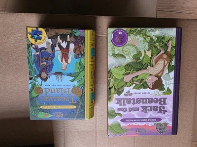 Professor Puzzle Set! Schatzinsel und Jack und die Bohnenstange
