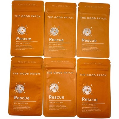6 The Good Patch RESCUE 4 patches per pack = 24 After Party night out Hangover