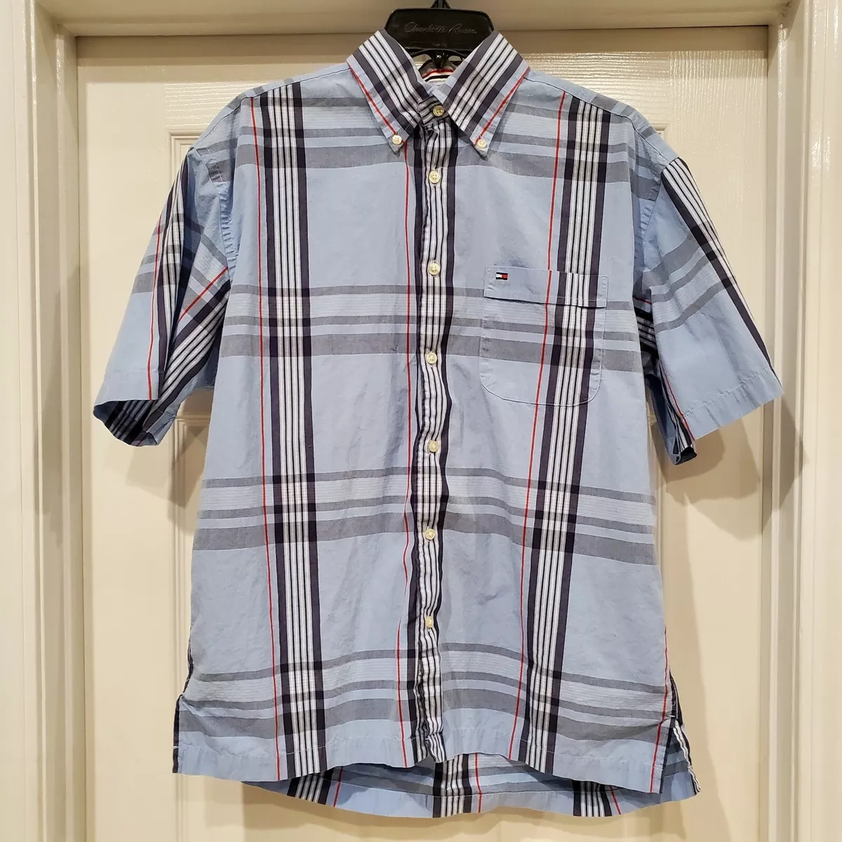 Vintage tommy best sale hilfiger button up