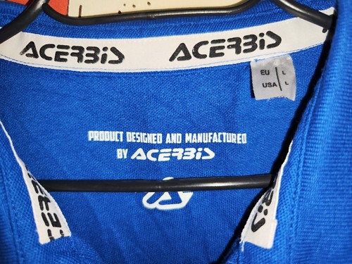 Acerbis US Cremonese Italy mens collared t-shirt size L - Picture 3 of 7