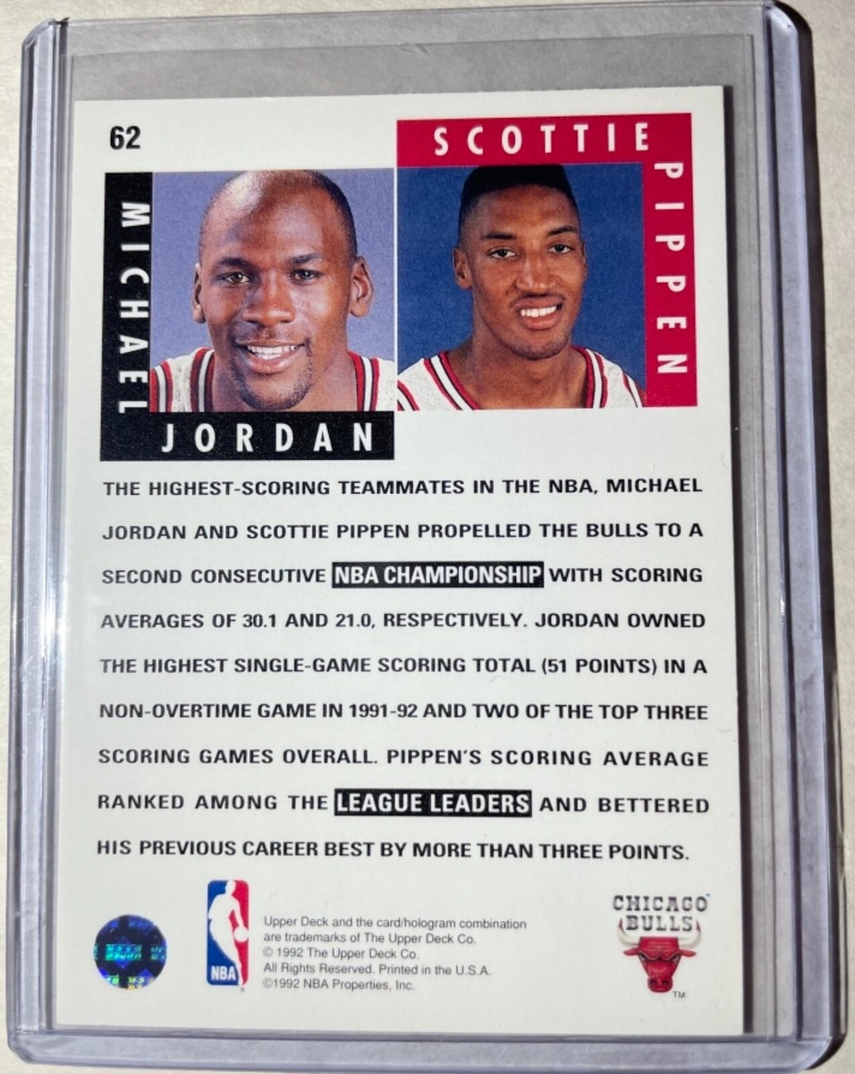 NBAカード MICHAEL JORDAN×SCOTTIE PIPPEN Amazon.com: 1997-98 Topps Basketball Chicago Bulls NBA