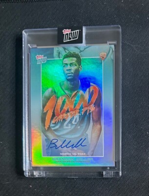 2023-24 Topps Now BRANDON MILLER 1000 Career Points Auto Rookie /99