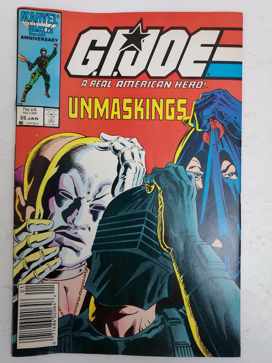 GI Joe 55 Unmasking Snake Eyes 1987 Marvel
