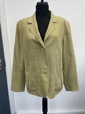 Henry White Ireland Magee Of Donegal Silk Jacket Size 16