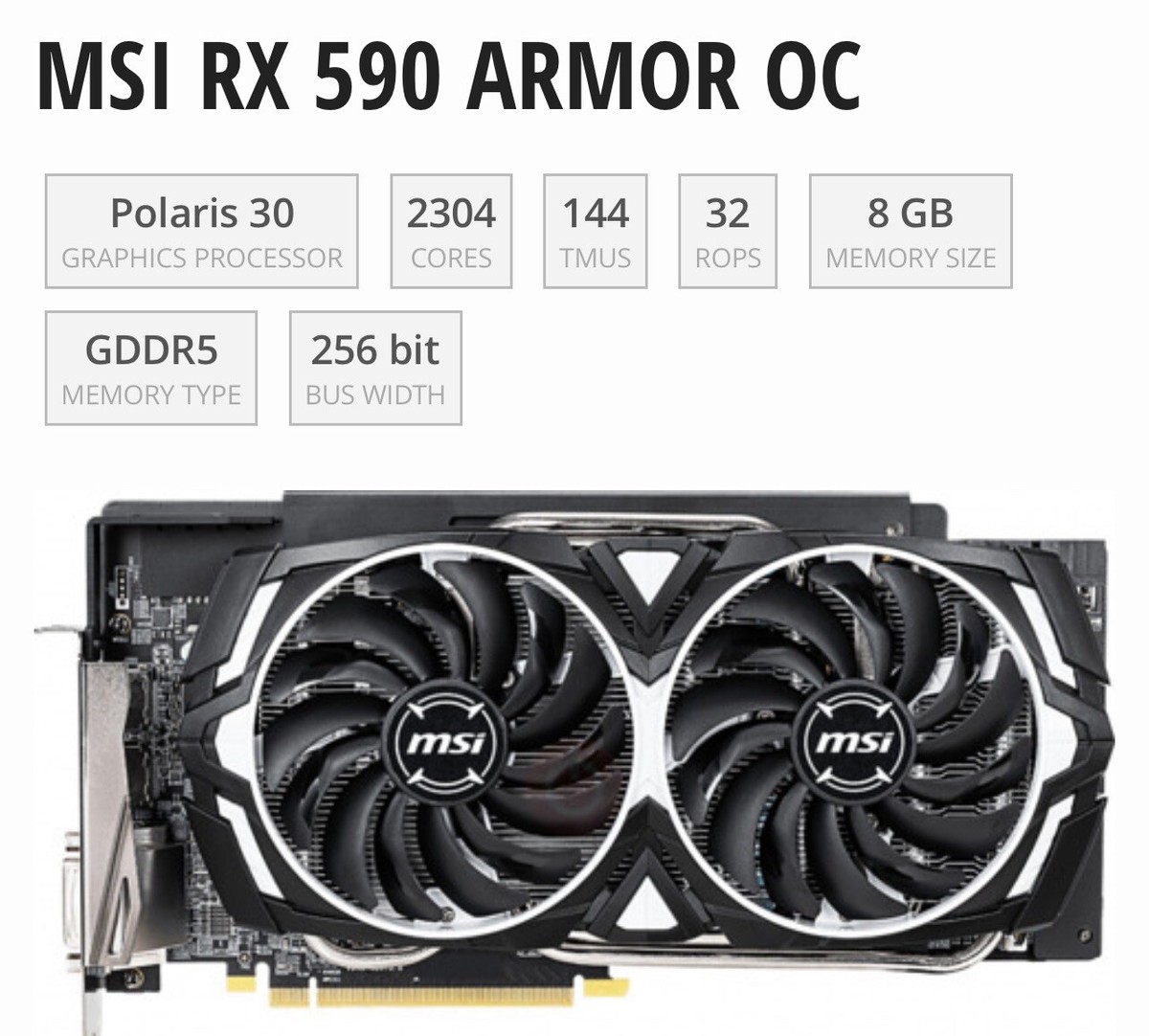 590 Armor Oc Msi Radeon Rx 590 Msi Radeon Rx 590  Apple Mac Pro AMD