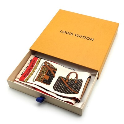 LOUIS VUITTON Scarf Silk Bandeau Tribute LV Multi Color M76645 