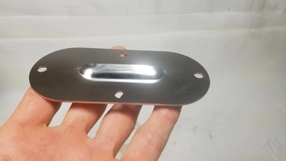 Capa de inspeção primária cromada indiana Chief Scout NOS motocicleta Gilroy NOVA - Imagem 4 de 4