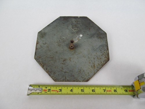Vintage Virginia Metalcrafters Sonnenuhr 23-3 Achteckig Tempus Fugit - Bild 2 von 3
