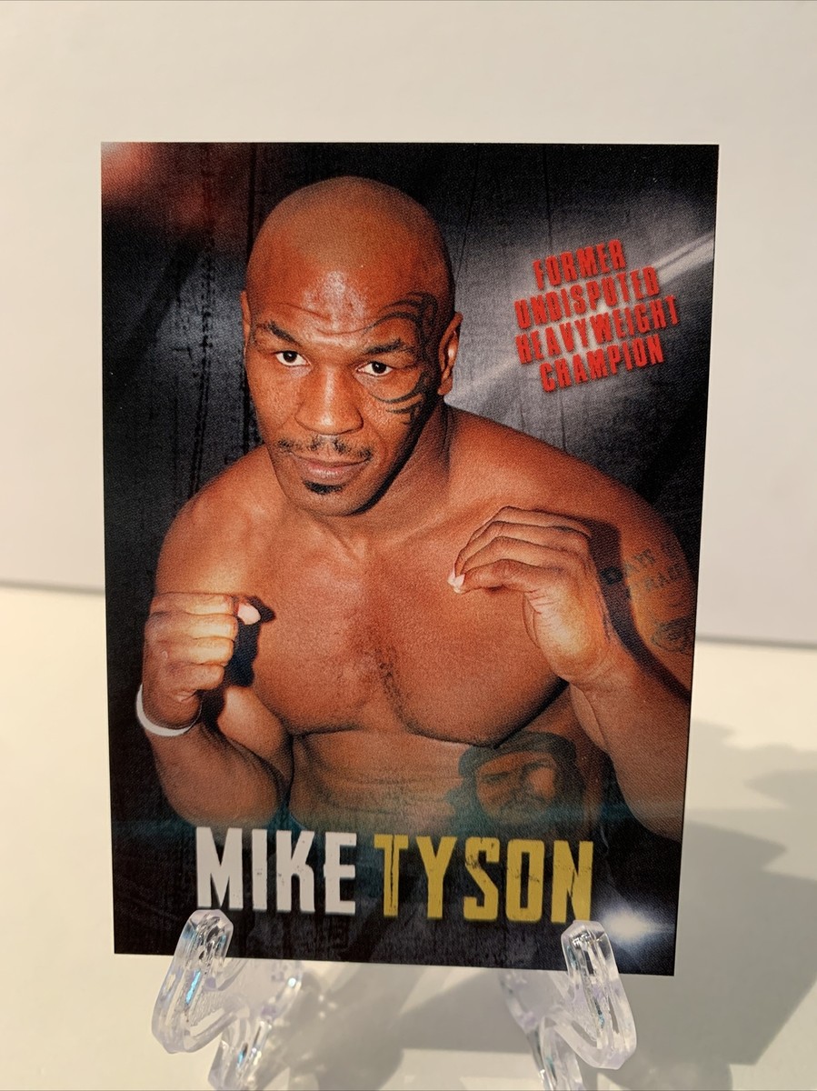 Mike Tyson Program Card From The Tyson-Jones Fight Program 11/28/2020  (RARE!)